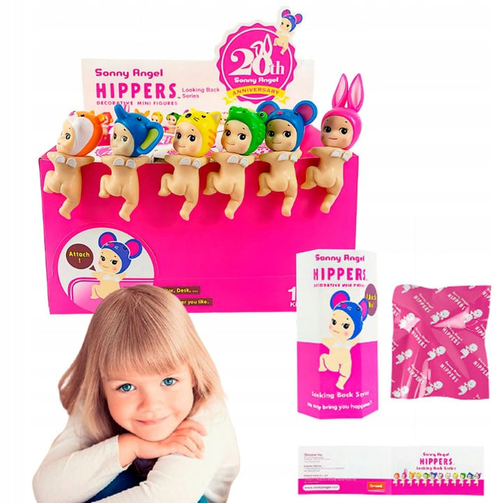 FIGURKA SONNY ANGEL NA TELEFON SONNY ANGEL MINI LALECZKA HIPPERS 1STZ KAWAI