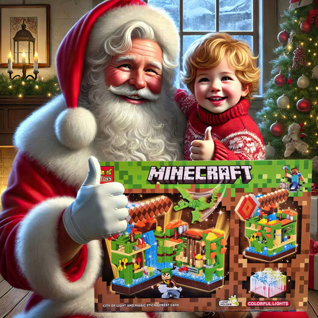 KLOCKI MINECRAFT MY WORLD FORTECA 345 ZESTAW IDEALNY PREZENT DLA DZIECKA ATAK NA BAZĘ