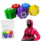 KOŚCI KOREAŃSKIEJ GRY GONGGI GONGI CONGGI SQUID GAME HACELE KOSTKI KONGGI