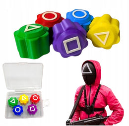 KOŚCI KOREAŃSKIEJ GRY GONGGI GONGI CONGGI SQUID GAME HACELE KOSTKI KONGGI