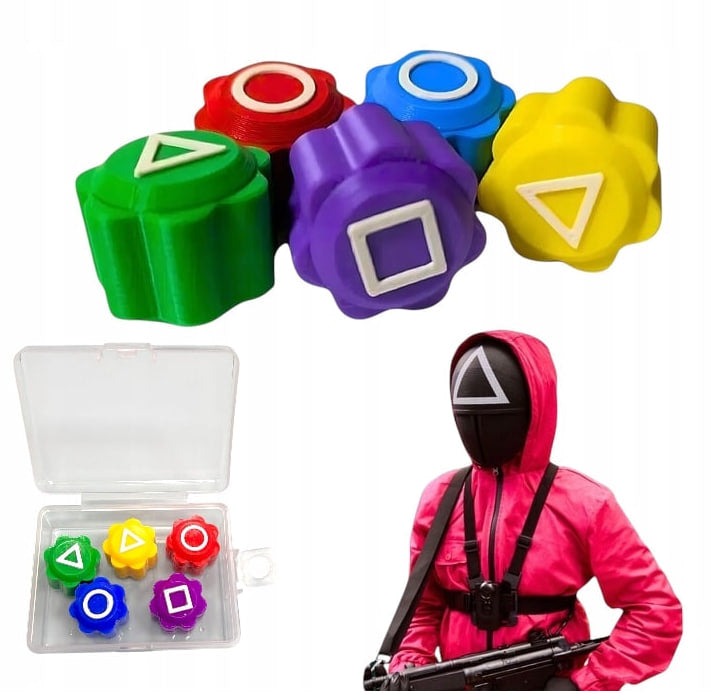 KOŚCI KOREAŃSKIEJ GRY GONGGI GONGI CONGGI SQUID GAME HACELE KOSTKI KONGGI