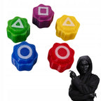 KOŚCI KOREAŃSKIEJ GRY GONGGI GONGI CONGGI SQUID GAME HACELE KOSTKI KONGGI