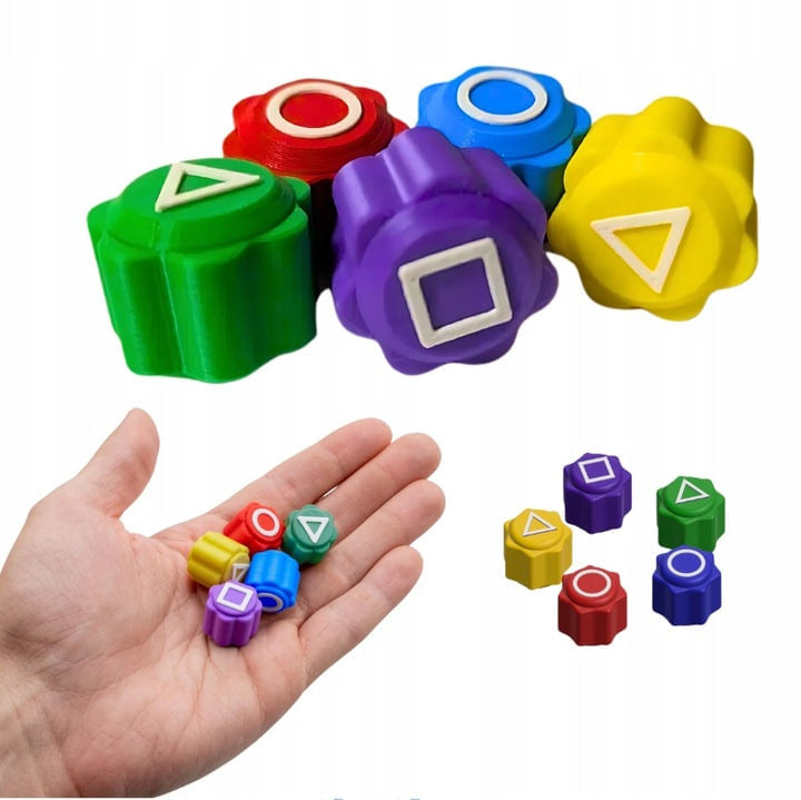 KOŚCI GONGGI GONGI CONGGI SQUID GAME HACELE KOSTKI KOREAŃSKIEJ GRY KONGI