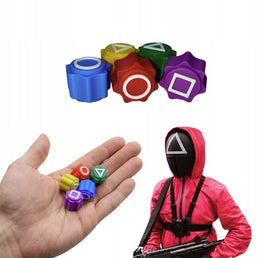 KOŚCI GONGGI GONGI CONGGI SQUID GAME HACELE KOSTKI KOREAŃSKIEJ GRY KONGI
