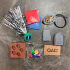 ZESTAW 5 GIER ZE SQUID GAME BILET PEŁEN ZESTAW GRA Z SERII GAME OF SQUID