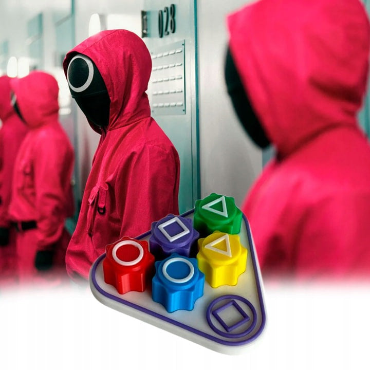 GRA KOŚCI KOSTKI GONGGI GONGI CONGGI GONG-GI GRA SQUID GAME + PODSTAWKA!