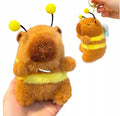 BRELOK KAPIBARA Z ŻÓŁWIEM PLUSZOWA MASKOTKA Z RUCHOMYMI SKRZYDŁAMI PSZCZOŁA