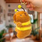 BRELOK KAPIBARA Z ŻÓŁWIEM PLUSZOWA MASKOTKA Z RUCHOMYMI SKRZYDŁAMI PSZCZOŁA