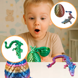 3D FIGURKA SMOK CRYSTAL DRAGON TIKTOK CRYSTAL RUCHOMY SMOK RUCHOMY FIGURKA