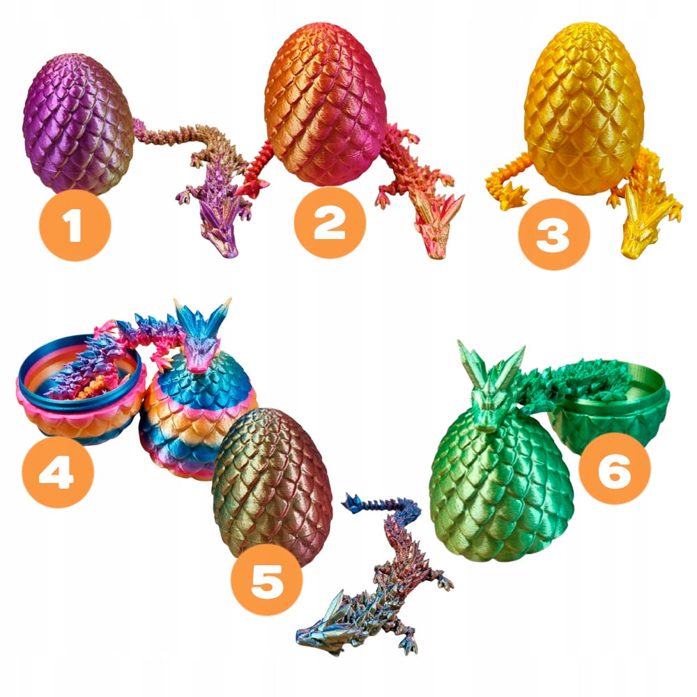 3D FIGURKA SMOK CRYSTAL DRAGON TIKTOK CRYSTAL RUCHOMY SMOK RUCHOMY FIGURKA