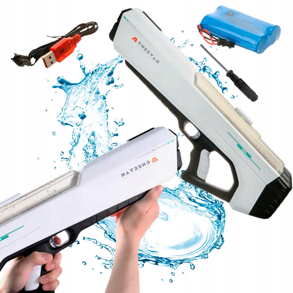 DUŻY ELEKTRYCZNY AUTOMATYCZNY PISTOLET NA WODĘ BROŃ WODNA KARABIN XL MOCNY