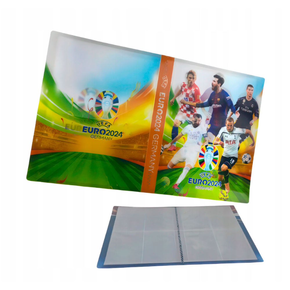 ALBUM Z KARTAMI PIŁKARSKIMI, +120 SZTUK, 3D EURO 2024 PROJEKT DO WYBORU