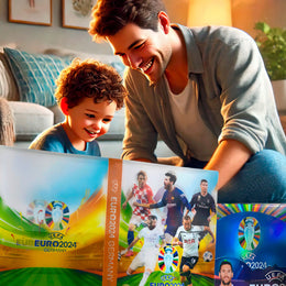 ALBUM Z KARTAMI PIŁKARSKIMI, +120 SZTUK, 3D EURO 2024 PROJEKT DO WYBORU