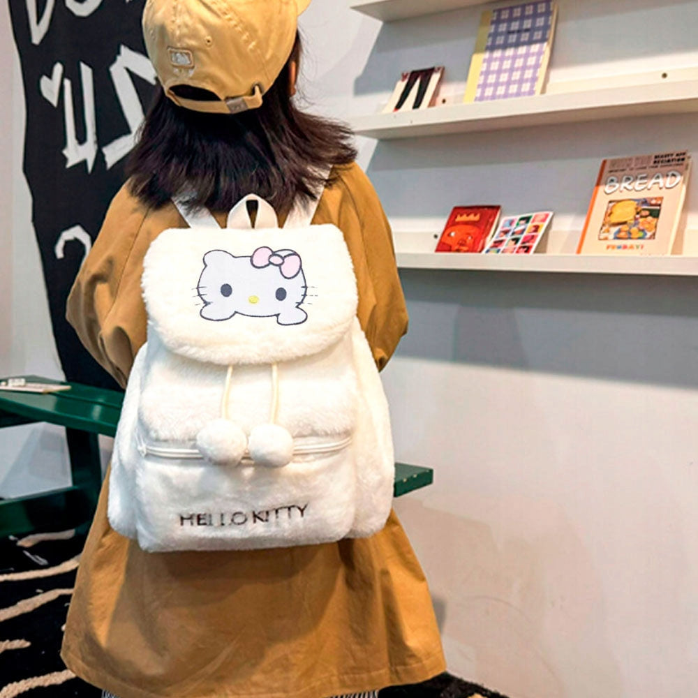 PLECAK PLECACZEK KUROMI HELLO KITTY MELODY SANRIO PLUSZOWA TORBA MASTKOTKA