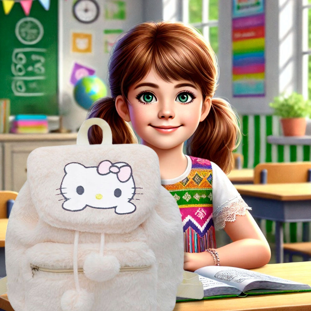 PLECAK PLECACZEK KUROMI HELLO KITTY MELODY SANRIO PLUSZOWA TORBA MASTKOTKA