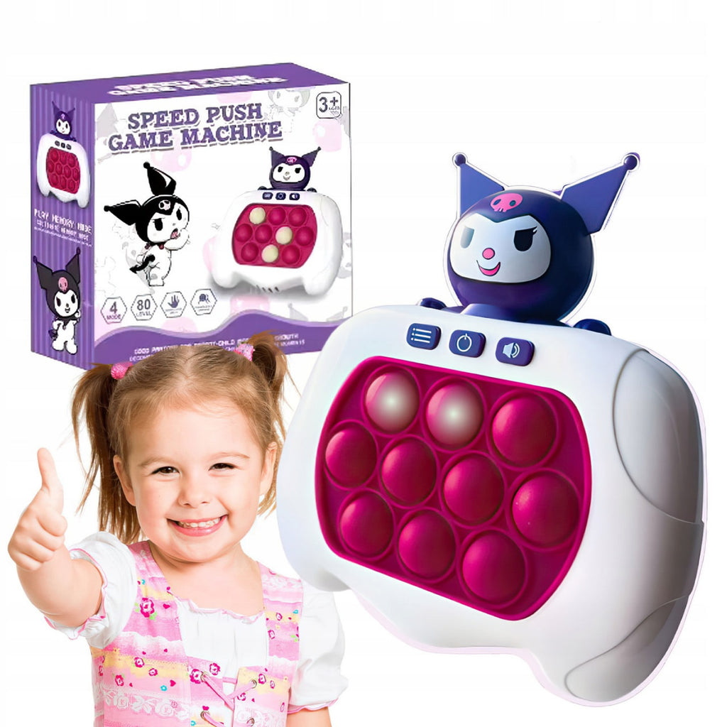 GRA POPIT POP IT ELEKTRONICZNE GRA KUROMI ANTYSTRESOWA ZABAWKA ELEKTRYCZNE