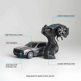 ZDALNIE STEROWANY SAMOCHÓD DO DRIFTU "CITY DRIFT RACING" (1:24)