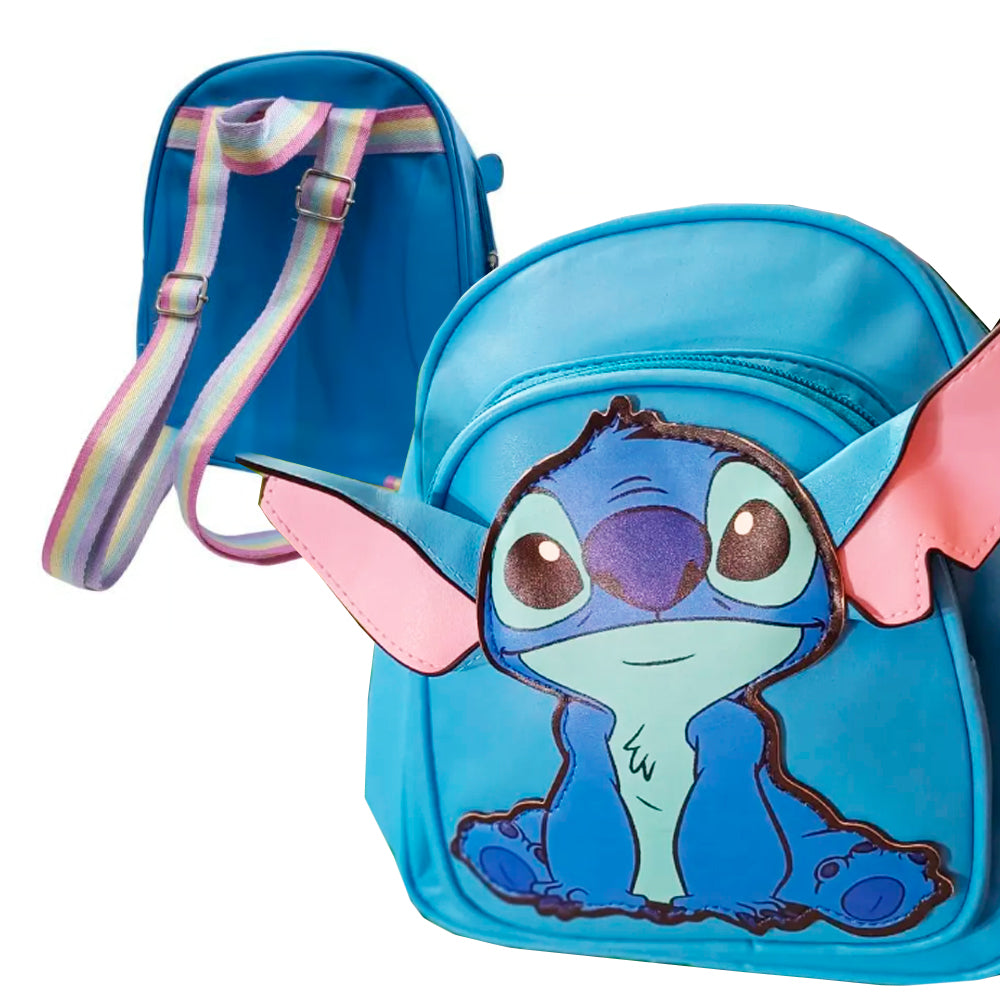 PLECAK TOREBKA  STICH STITCH MASKOTKA DZIECI DUŻA NIEBIESKI WODOODPORNY – 25×25 CM