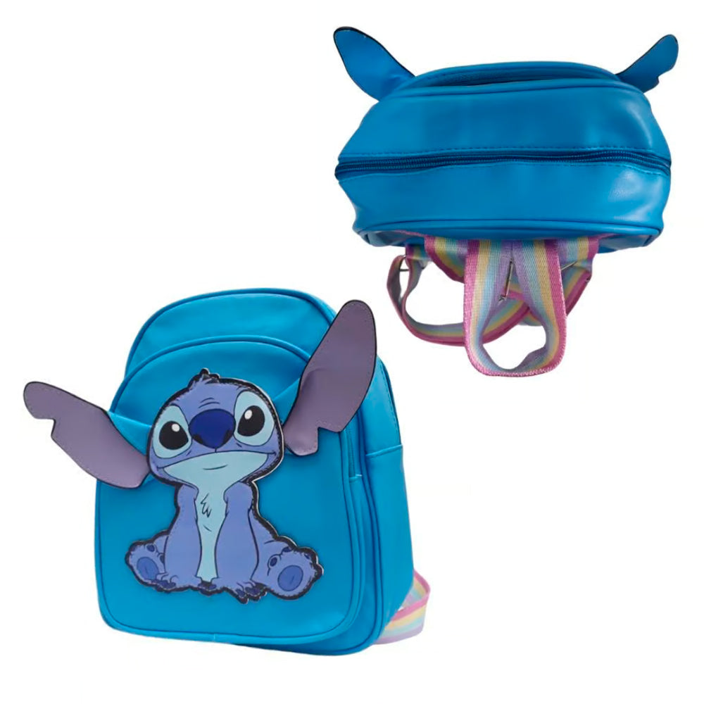 PLECAK TOREBKA  STICH STITCH MASKOTKA DZIECI DUŻA NIEBIESKI WODOODPORNY – 25×25 CM