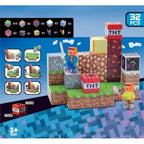 MAGNETYCZNY MINECRAFT 32 EL. – BŁYSKAWICZNA BUDOWA ŚWIATA! POBÓDŹ WYOBRAŹNIĘ I ROZWIJAJ LOGIKĘ!