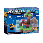 MEGA ZESTAW 50 ELEMENTÓW! MAGNETYCZNY KONSTRUKTOR MINECRAFT – STWÓRZ ŚWIAT, O JAKIM MARZYSZ!