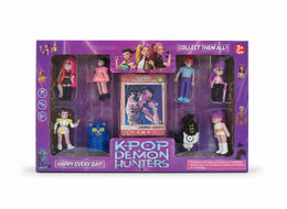 DEMON HUNTERS K-POP – ZESTAW FIGUREK + KARTY | 8 FIGUREK