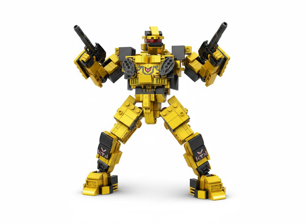 KLOCKI KONSTRUKCYJNE DESERT EAGLE 2W1 – PISTOLET & MECH | 503 ELEMENTY