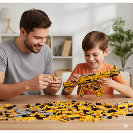 KLOCKI KONSTRUKCYJNE AUTOMAT M4A1 – KARABIN WOJSKOWY | 452 ELEMENTY