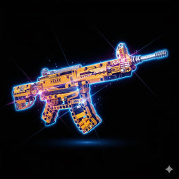 KLOCKI KONSTRUKCYJNE AUTOMAT M4A1 – KARABIN WOJSKOWY | 452 ELEMENTY