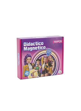 MAGNETYCZNY ZESTAW KONSTRUKCYJNY 100 PCS PUZZLE K-POP DEMON HUNTERS (6 OBRAZKÓW)