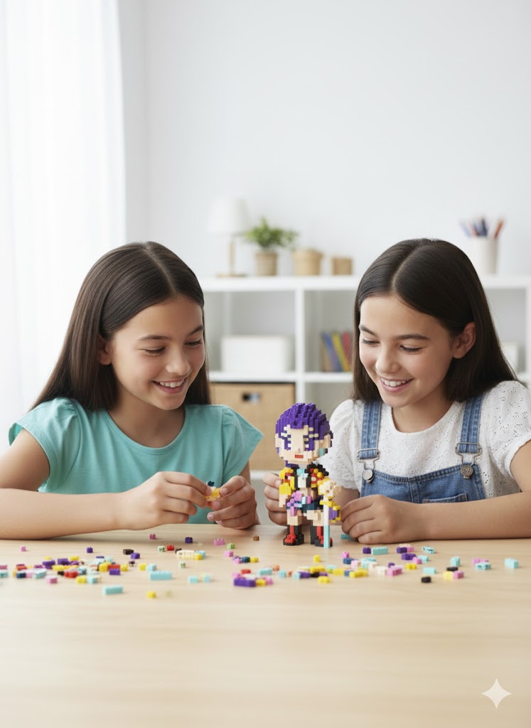 KLOCKI KPOP  ŁOWCZYNIE DEMONÓW RUMI  1491 PCS