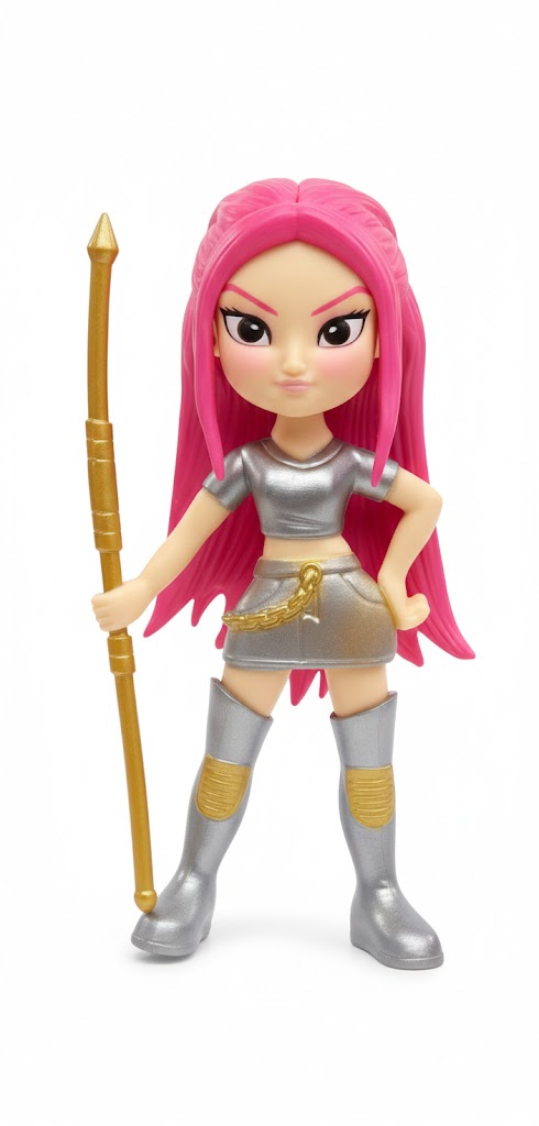 ZESTAW FIGUREK K-POP HUNTRIX, MIRA, ZOYE, RUMI 14 CM OŁOWCY DEMONÓW