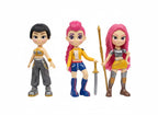 ZESTAW FIGUREK K-POP HUNTRIX, MIRA, ZOYE, RUMI 14 CM OŁOWCY DEMONÓW