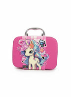 KUFEREK KOSMETYKÓW DLA DZIECI ZESTAW DO MAKIJAŻU W WALIZECZCE JEDNOROŻEC