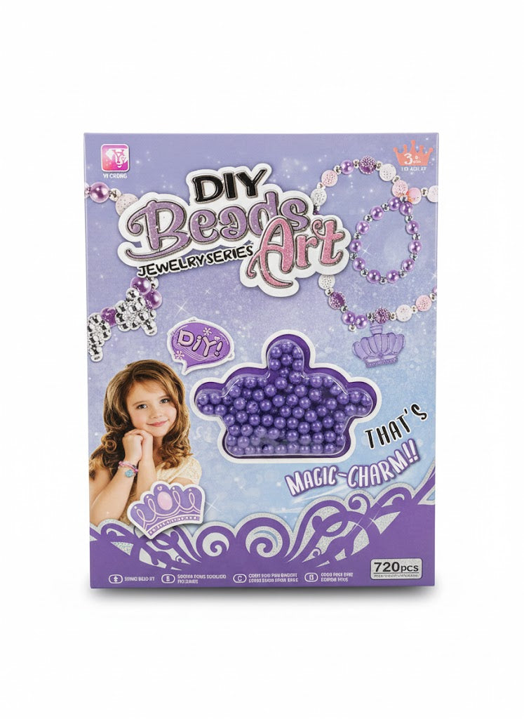 ZESTAW KORALIKÓW DIY 720 EL. KORALIKI DO ROBIENIA BRANSOLETEK I BIŻUTERII