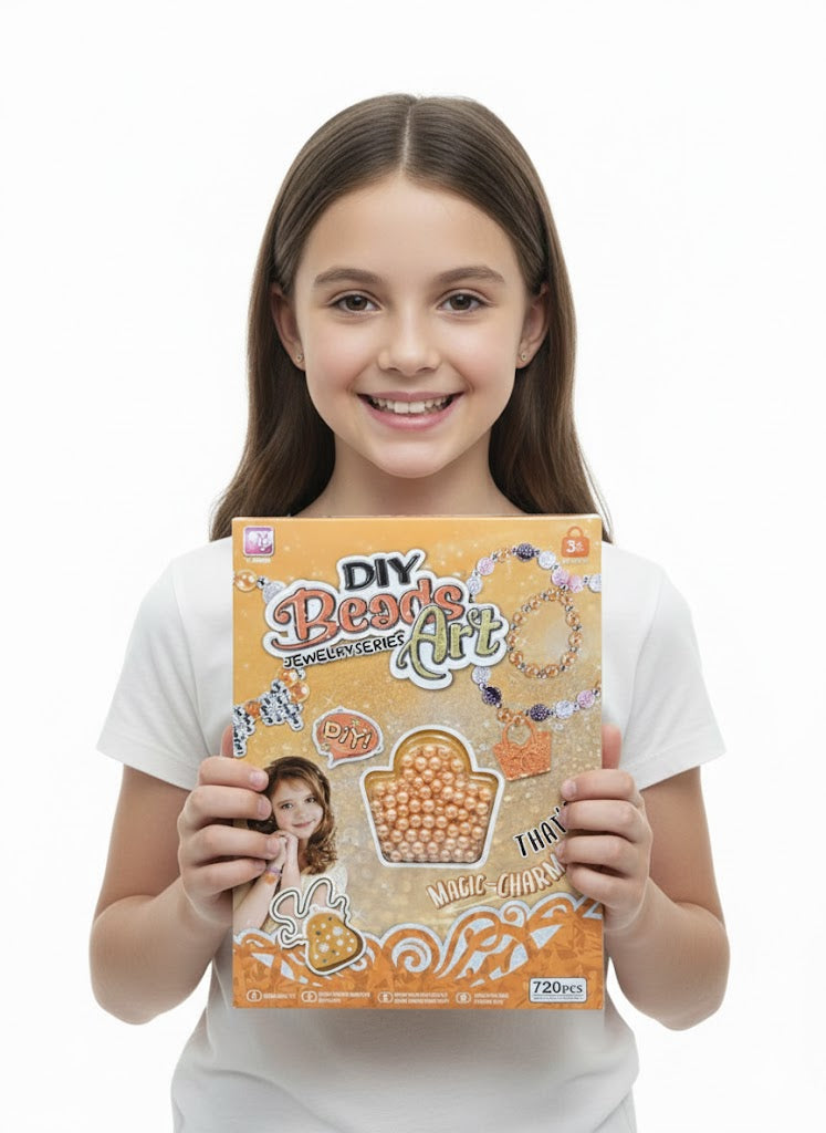ZESTAW KORALIKÓW DIY 720 EL. KORALIKI DO ROBIENIA BRANSOLETEK I BIŻUTERII