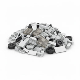 ZDALNIE STEROWANY SAMOCHÓD Z KLOCKÓW PICKUP CYBERTRUCK STYLE 242 EL.1:20