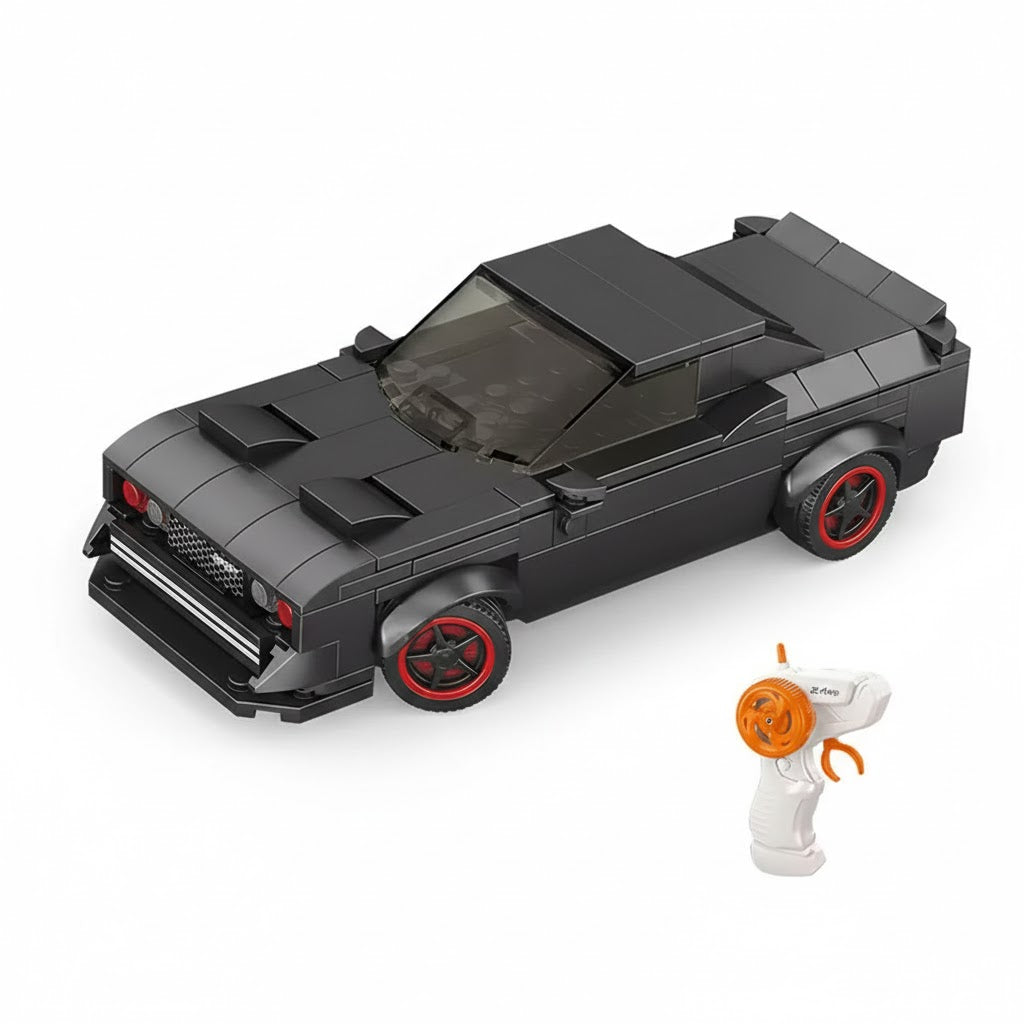 ZDALNIE STEROWANY SAMOCHÓD Z KLOCKÓW BLOCK RC CAR 244 EL. SKALA 1:20