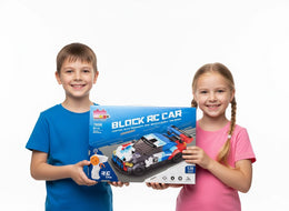 ZDALNIE STEROWANY SAMOCHÓD Z KLOCKÓW RC SPORTOWE AUTO 1:20 (243 EL.)