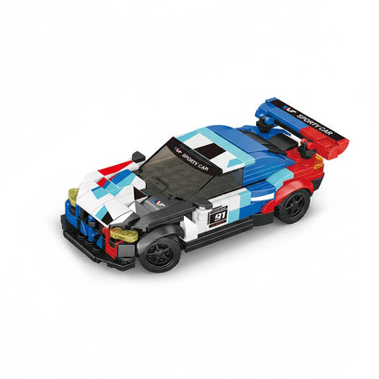 ZDALNIE STEROWANY SAMOCHÓD Z KLOCKÓW RC SPORTOWE AUTO 1:20 (243 EL.)