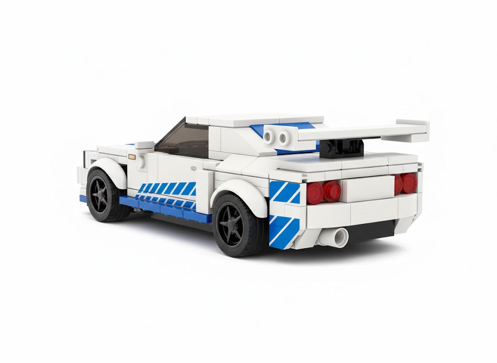 ZDALNIE STEROWANY SAMOCHÓD Z KLOCKÓW BLOCK RC CAR, 231 EL., SKALA 1:20