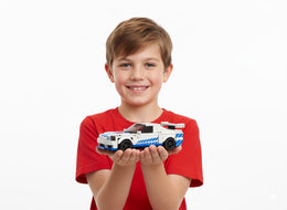 ZDALNIE STEROWANY SAMOCHÓD Z KLOCKÓW BLOCK RC CAR, 231 EL., SKALA 1:20