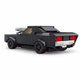 BLOCK RC CAR CZARNY SPORTOWY STEROWANY SAMOCHÓD Z KLOCKÓW, 249 EL., 1:20