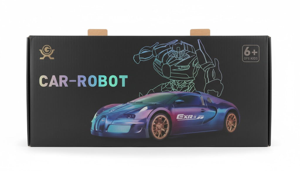 SAMOCHÓD RC TRANSFORMER 1:10, DUŻY ROBOT 48 CM