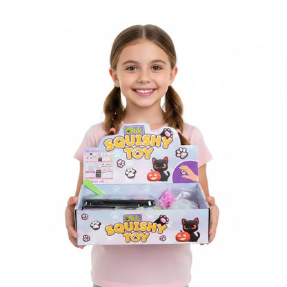 DIY ZESTAW DO TWORZENIA TABA ŁAPEK DLA DZIECI ZRÓB TO SAM SQUISHY ZABAWA