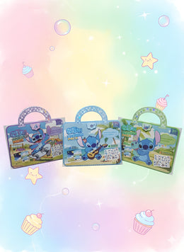 ALBUM Z NAKLEJKAMI W FORMIE TOREBKI – KREATYWNA ZABAWA DLA DZIECI (3 WARIANTY)