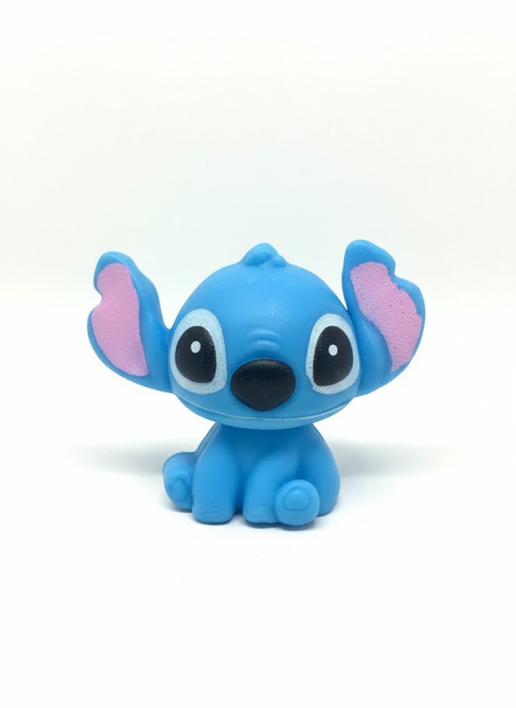 NIEBIESKI OBCY SQUISHY ANTYSTRESOWY 7 CM MIĘKKI GNIOTEK SENSORYCZNY GNIOTKI