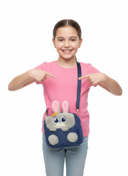 PLUSZOWA TORBA-PLECAK KRÓLIK JUDY 25×25 CM + LOSOWY BRELOK GRATIS ZOOTOPIA