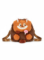 PLUSZOWY PLECAK-TOREBKA LIS ZWIERZOGRÓD 25×25 CM + LOSOWY BRELOK GRATIS