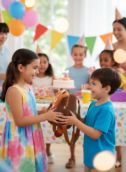 PLUSZOWY PLECAK-TOREBKA LIS ZWIERZOGRÓD 25×25 CM + LOSOWY BRELOK GRATIS